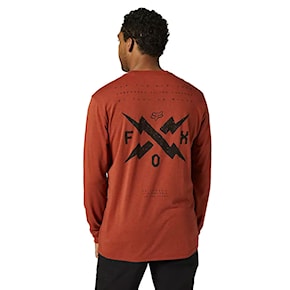 T-shirt Fox Calibrated Ls Tech red clear 2022