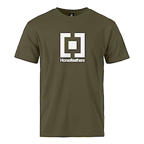 Koszulka Horsefeathers Base burnt olive 2025