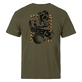 T-shirt Horsefeathers Blocks burnt olive 2025