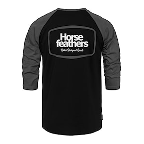 Koszulka Horsefeathers Bronco Raglan black/gray 2024