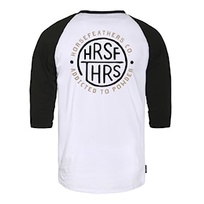 T-Shirt Horsefeathers Circle Raglan white 2023/2024