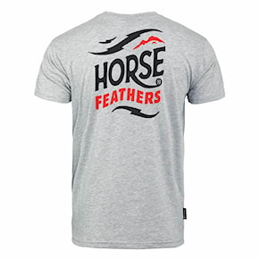 Tričko Horsefeathers Crest ash 2021