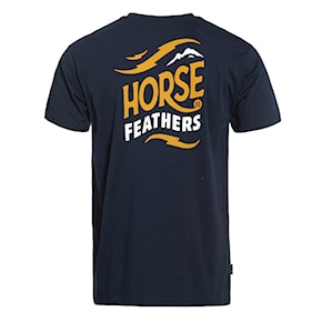 Tričko Horsefeathers Crest midnight navy 2021