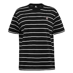 T-shirt Horsefeathers Dante LTD black stripes 2025