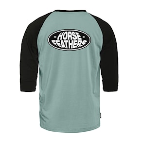 Tričko Horsefeathers Dynamo Raglan blue haze/black 2025