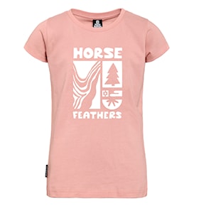 Tričko Horsefeathers Ibis Youth dusty pink 2024