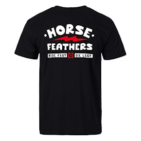 Koszulka Horsefeathers Ignite black 2023/2024
