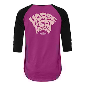 T-shirt Horsefeathers Kandre orchid/black 2025
