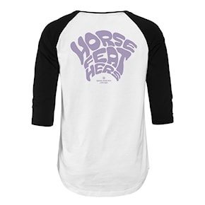 T-shirt Horsefeathers Kandre white/black 2025