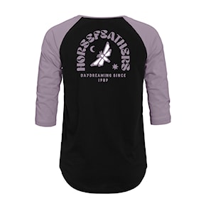 Tričko Horsefeathers Kirby black/lavender 2025