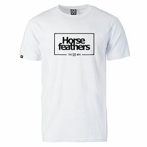 Tričko Horsefeathers Label white 2022