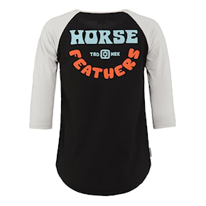 T-shirt Horsefeathers Oly black/cement 2024