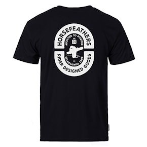 T-shirt Horsefeathers Powder Badge II black 2024