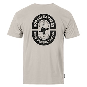 T-shirt Horsefeathers Powder Badge II cement 2024