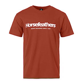 Tričko Horsefeathers Quarter ginger 2025