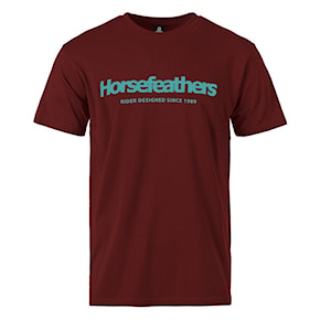 Koszulka Horsefeathers Quarter red pear 2024
