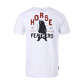 T-Shirt Horsefeathers Standing Bear white 2022