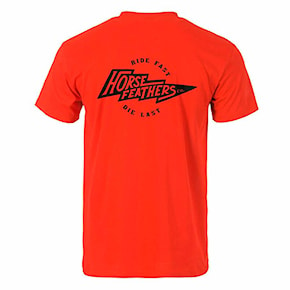 T-Shirt Horsefeathers Thunder tomato red 2021