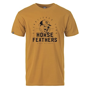 Tričko Horsefeathers Varsity spruce yellow 2022