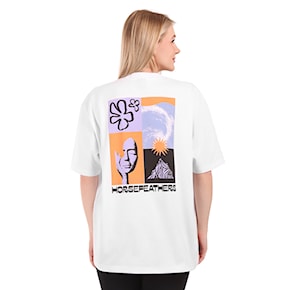 Tričko Horsefeathers Venus white 2026