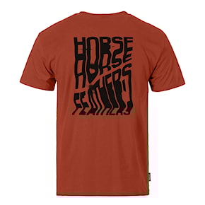 Tričko Horsefeathers Xerox ginger 2025
