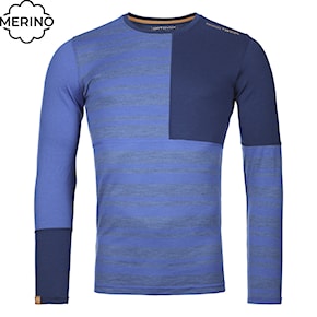 Funkčné tričko ORTOVOX 185 Rock'n'wool Long Sleeve just blue 2022/2023