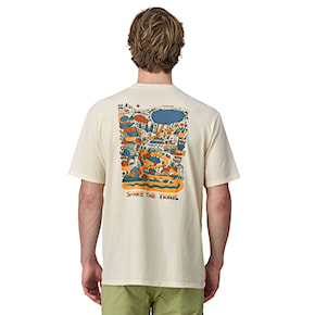 T-shirt Patagonia M's Commontrail Pocket Responsibili-Tee birch white 2024