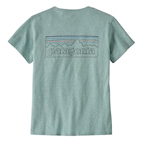 Koszulka Patagonia W's P-6 Logo Responsibili-Tee p-6 outline: virtually blue 2025