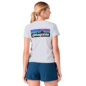 Tričko Patagonia W's P-6 Logo Responsibili-Tee white 2024