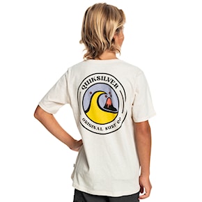 T-Shirt Quiksilver Closed Bubble Ss Yth antique white heather 2022