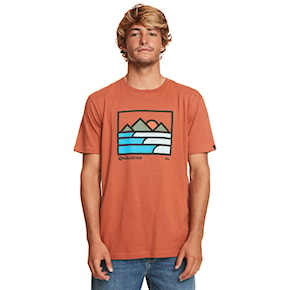 T-Shirt Quiksilver Landscape Lines Ss baked clay 2023