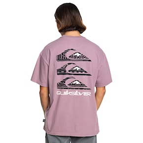 T-shirt Quiksilver Vertical Logos grape shake 2024