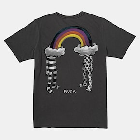 Tričko RVCA Rainbow Connection Ss pirate black 2023