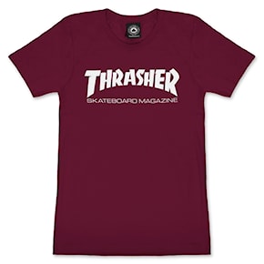T-Shirt Thrasher Girls Skate Mag maroon 2022