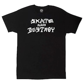 T-Shirt Thrasher Skate & Destroy black 2022