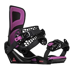 Wiązanie snowboardowe Gravity Rise black/purple 2024