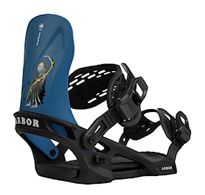 Vázání na snowboard Arbor Sapling black/blue 2025