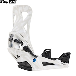 Wiązanie snowboardowe Burton Step On grey/white 2025