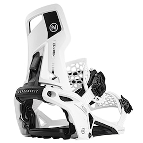 Vázání na snowboard Nidecker Supermatic white 2025