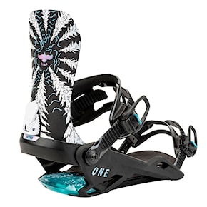 Snowboard Binding Nitro One raven 2025