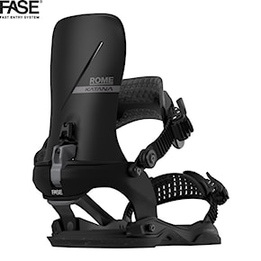 Viazanie na snowboard Rome Katana AW FASE black 2026