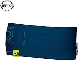 Opaska na głowę ORTOVOX 120 Tec Logo Headband petrol blue 2022/2023