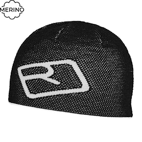 Zimní čepice ORTOVOX Merino Logo Knit black raven 2022/2023