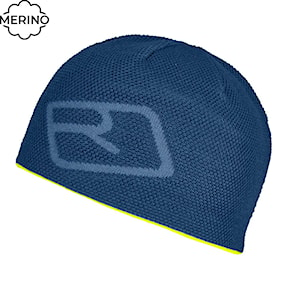 Czapka ORTOVOX Merino Logo Knit petrol blue 2024