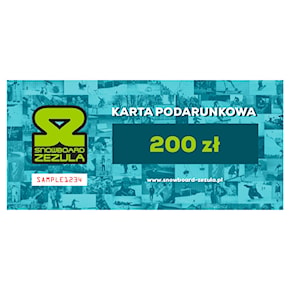 Karta podarunkowa SNOWBOARD ZEZULA 200 PLN