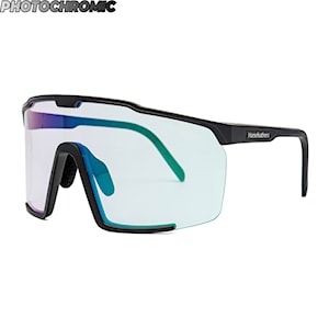 Horsefeathers Proton Photochromic matt black | mirror green
