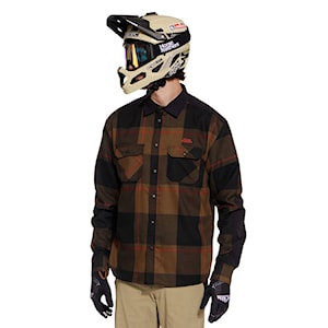 Horsefeathers Prom Bike Shirt coffee/red