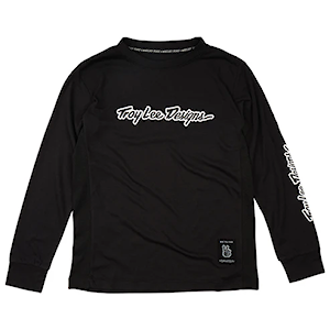 Troy Lee Designs Youth Skyline Ride LS signature black