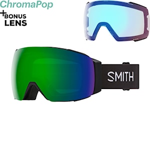 Smith I/O Mag black | cp sun green +cp storm rose flash mirror