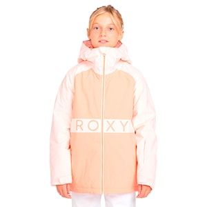 Roxy Snowmist Girl Jacket peach pink